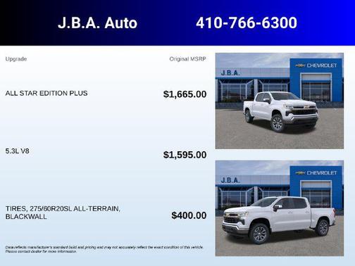 Summit White 2026 Chevrolet Silverado 1500 LT