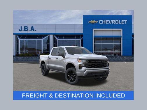 Sterling Gray Metallic 2026 Chevrolet Silverado 1500 Custom