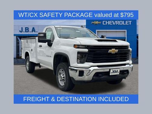 Summit White 2025 Chevrolet Silverado 2500 WT