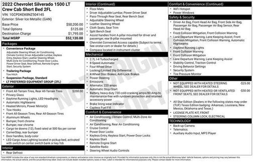 2022 Chevrolet Silverado 1500 LT