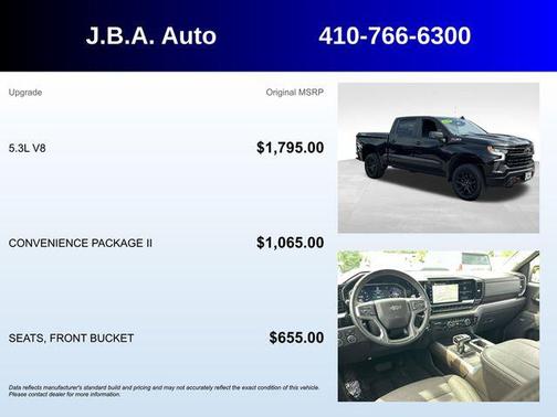 Black 2025 Chevrolet Silverado 1500 LT Trail Boss