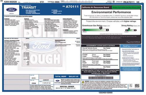 Oxford White 2024 Ford Transit-250 Base