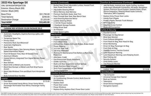 2023 Kia Sportage SX