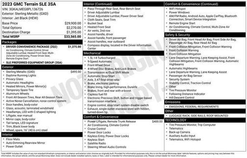 2023 GMC Terrain SLE