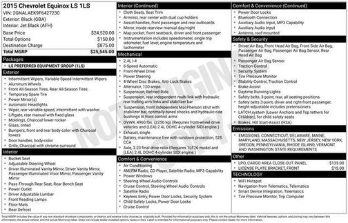 2015 Chevrolet Equinox LS