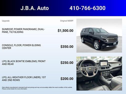 2021 Chevrolet Tahoe 4WD High Country