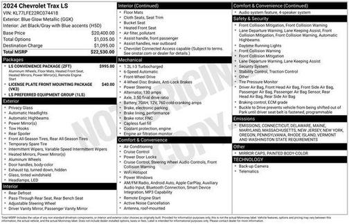 2024 Chevrolet Trax LS