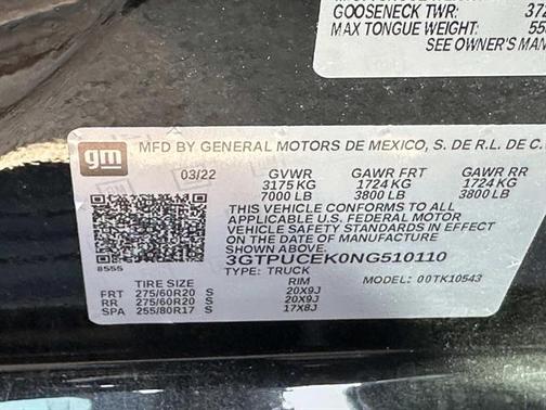 2022 GMC Sierra 1500 Elevation