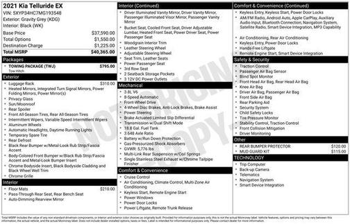 2021 Kia Telluride EX