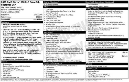 2023 GMC Sierra 1500 SLE