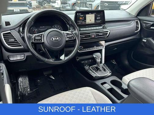 Starbright Yellow 2021 Kia Seltos SX Turbo