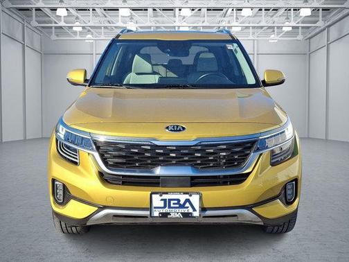 Starbright Yellow 2021 Kia Seltos SX Turbo