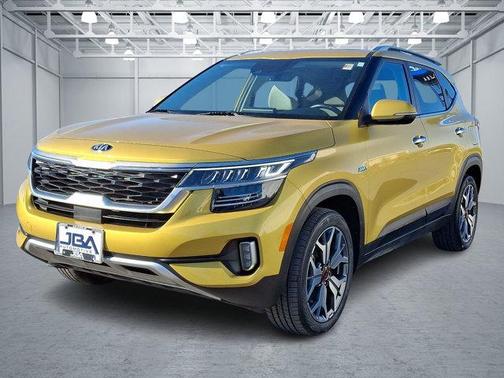 Starbright Yellow 2021 Kia Seltos SX Turbo