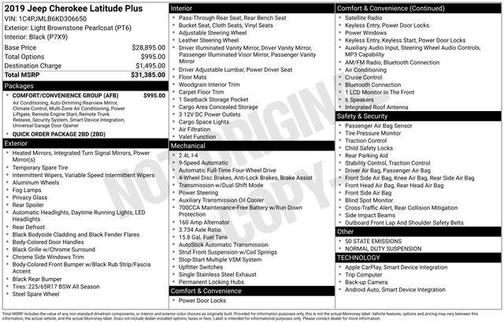 2019 Jeep Cherokee Latitude Plus