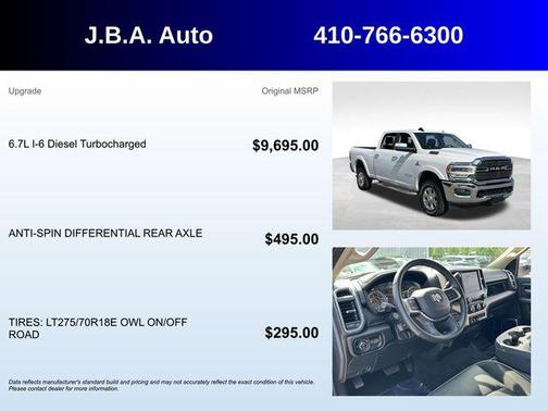 2022 RAM 2500 Laramie Crew Cab 4x4 6'4' Box