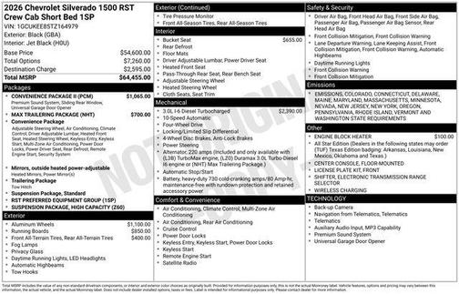2026 Chevrolet Silverado 1500 RST