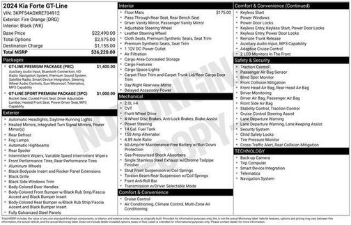 2024 Kia Forte GT-Line