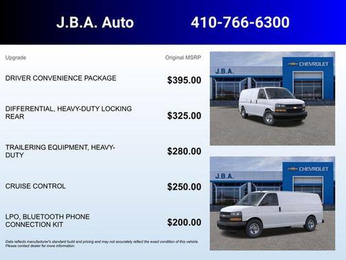 2025 Chevrolet Express 2500 RWD 2500 Regular Wheelbase WT