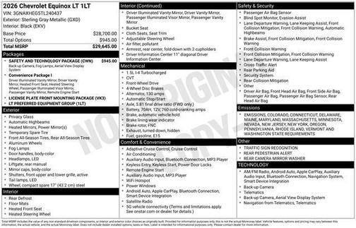 2026 Chevrolet Equinox 1LT