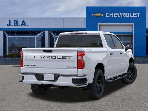 Summit White 2026 Chevrolet Silverado 1500 Custom