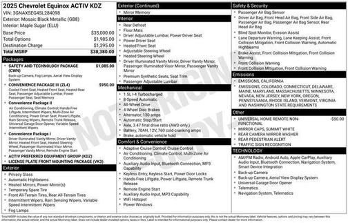 2025 Chevrolet Equinox AWD ACTIV