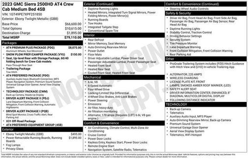 2023 GMC Sierra 2500 AT4