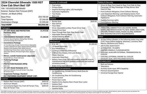 2024 Chevrolet Silverado 1500 RST
