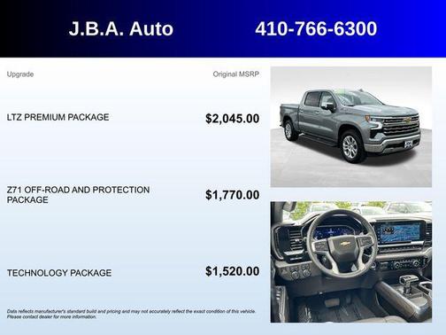 Sterling Gray Metallic 2024 Chevrolet Silverado 1500 LTZ