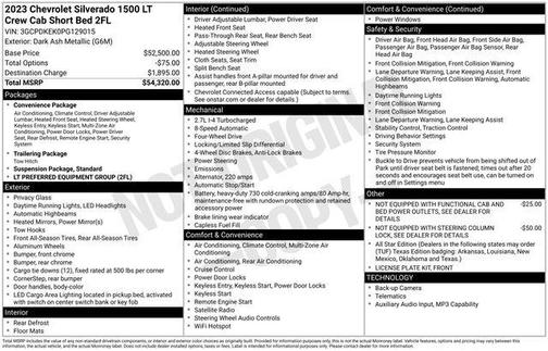 Dark Ash Metallic 2023 Chevrolet Silverado 1500 LT
