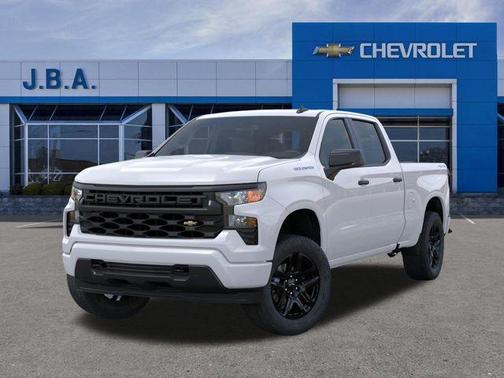 Summit White 2026 Chevrolet Silverado 1500 Custom