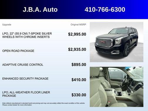 Onyx Black 2018 GMC Yukon Denali