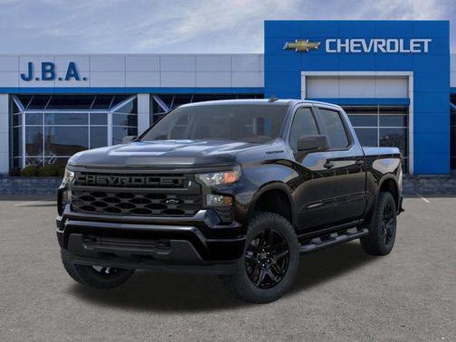 Black 2026 Chevrolet Silverado 1500 Custom
