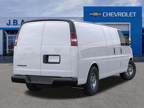 Summit White 2026 Chevrolet Express 3500 3500 Extended Wheelbase, WT, RWD