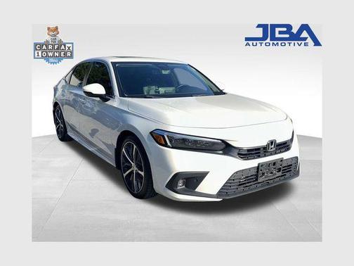 Platinum White Pearl 2023 Honda Civic Touring