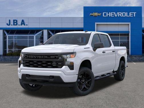 Summit White 2026 Chevrolet Silverado 1500 Custom