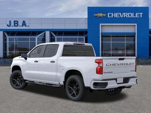 Summit White 2026 Chevrolet Silverado 1500 Custom
