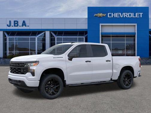 Summit White 2026 Chevrolet Silverado 1500 Custom