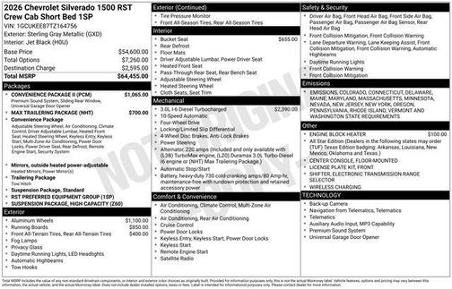 2026 Chevrolet Silverado 1500 RST