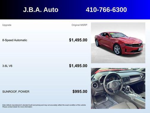 Red Hot 2019 Chevrolet Camaro 1LT