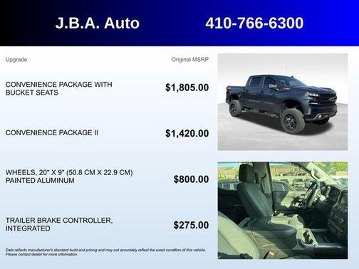 Shadow Gray Metallic 2020 Chevrolet Silverado 1500 LT Trail Boss