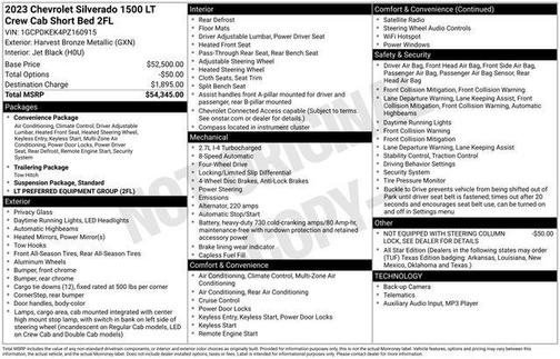 2023 Chevrolet Silverado 1500 LT