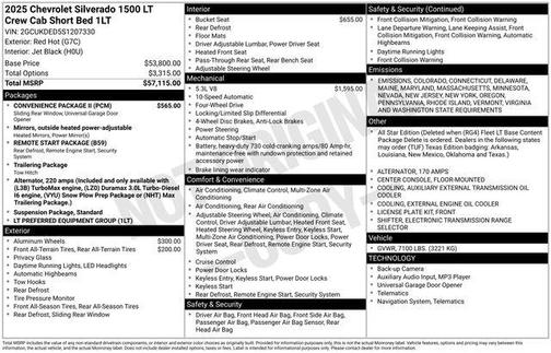 2025 Chevrolet Silverado 1500 LT