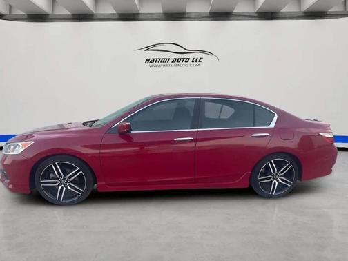 Red 2017 Honda Accord Sport