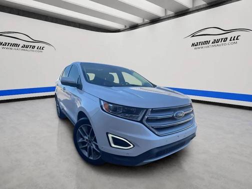 White 2016 Ford Edge Titanium