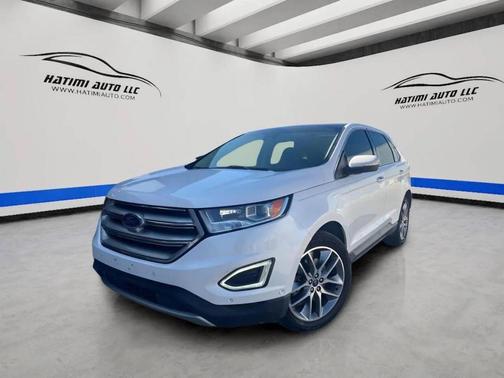 White 2016 Ford Edge Titanium