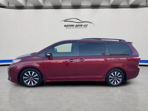 Red 2018 Toyota Sienna Limited Premium
