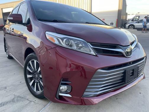 Red 2018 Toyota Sienna Limited Premium