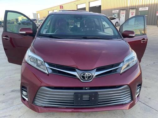 Red 2018 Toyota Sienna Limited Premium