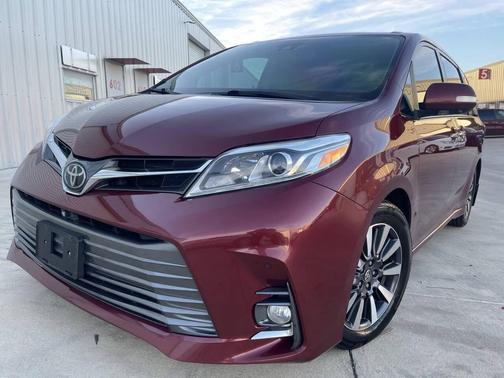 Red 2018 Toyota Sienna Limited Premium