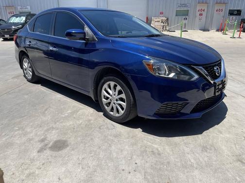 Blue 2018 Nissan Sentra SV